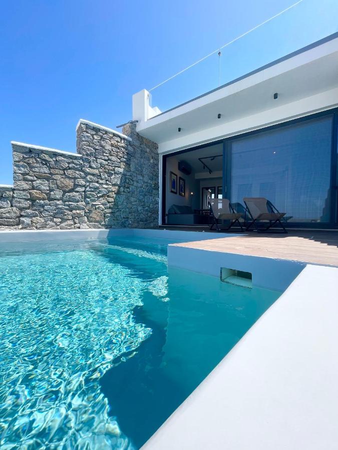 Luxury House With Private Pool At Elia Beach Mykonos Town Extérieur photo