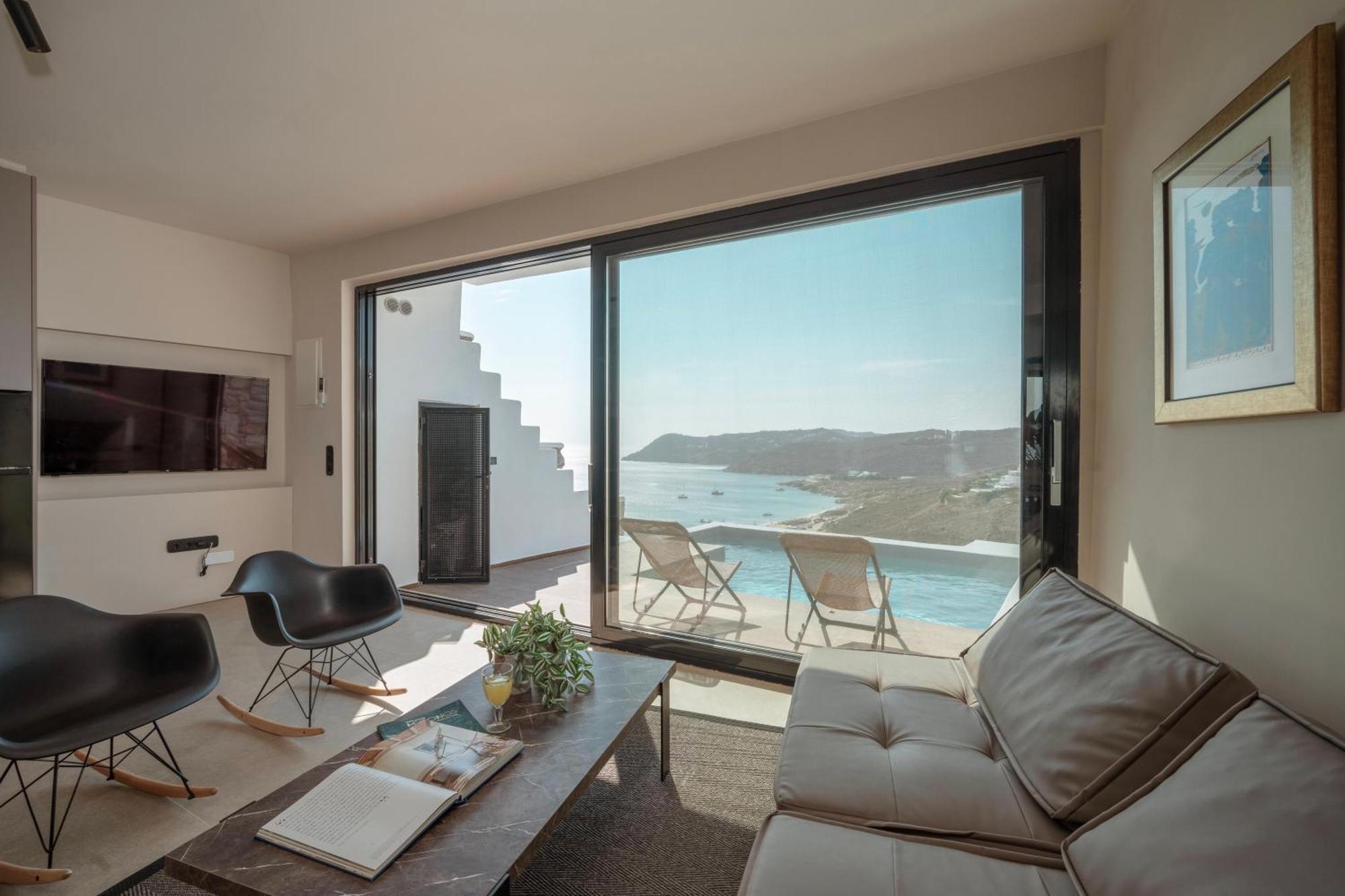 Luxury House With Private Pool At Elia Beach Mykonos Town Extérieur photo