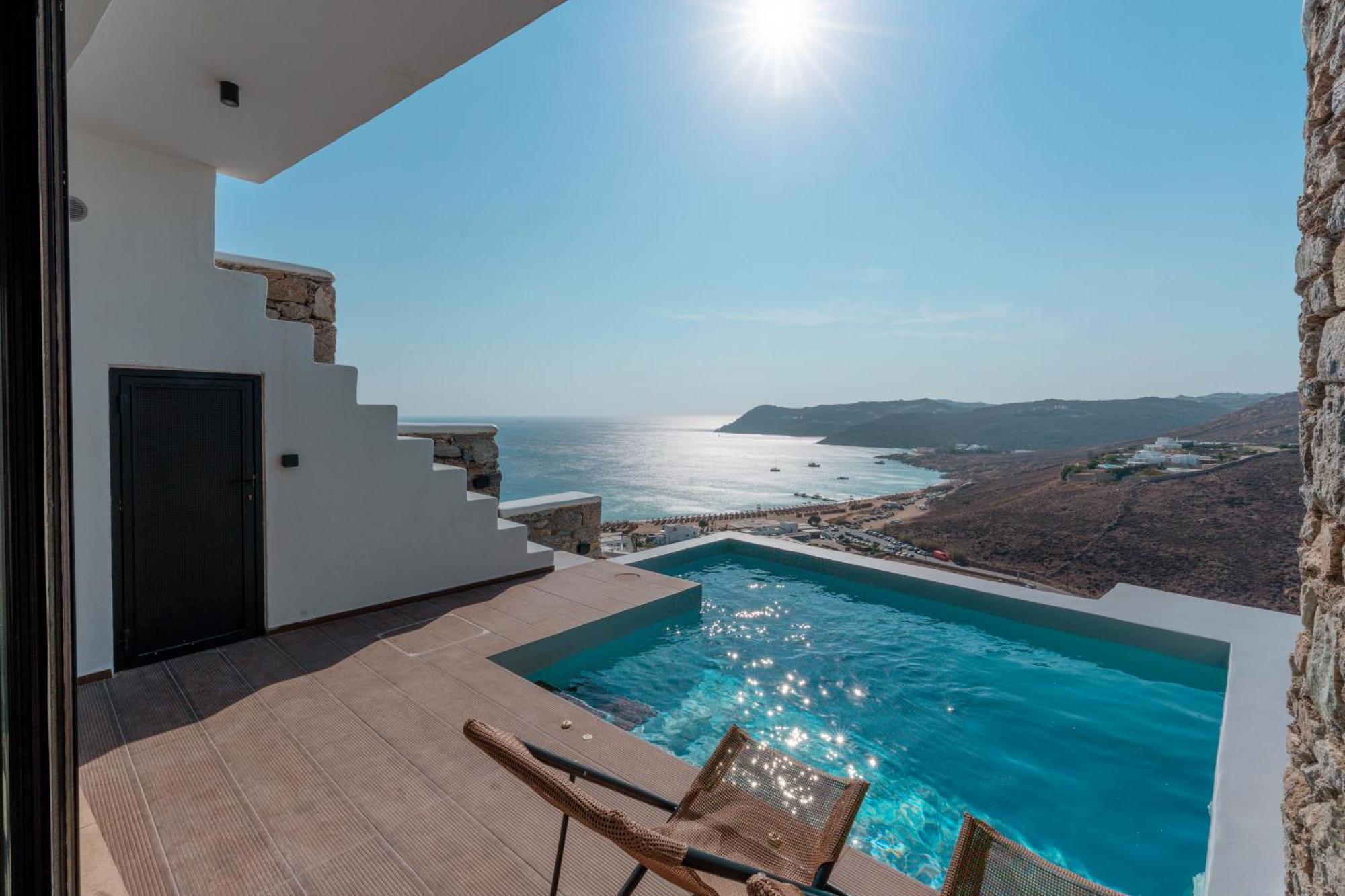 Luxury House With Private Pool At Elia Beach Mykonos Town Extérieur photo