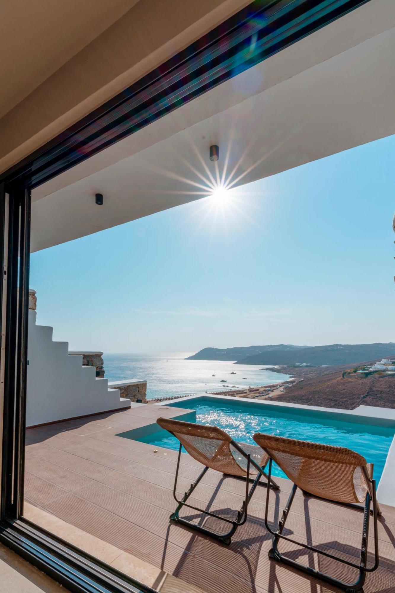 Luxury House With Private Pool At Elia Beach Mykonos Town Extérieur photo