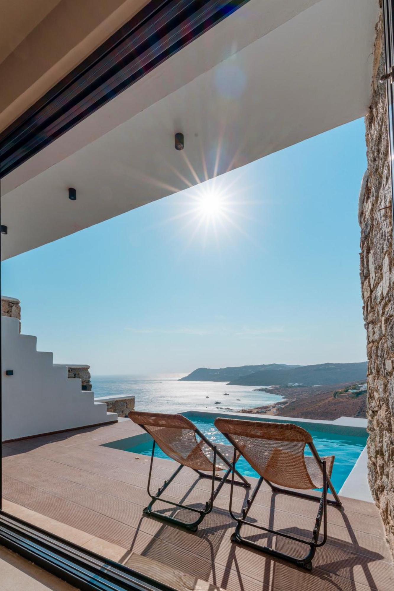 Luxury House With Private Pool At Elia Beach Mykonos Town Extérieur photo